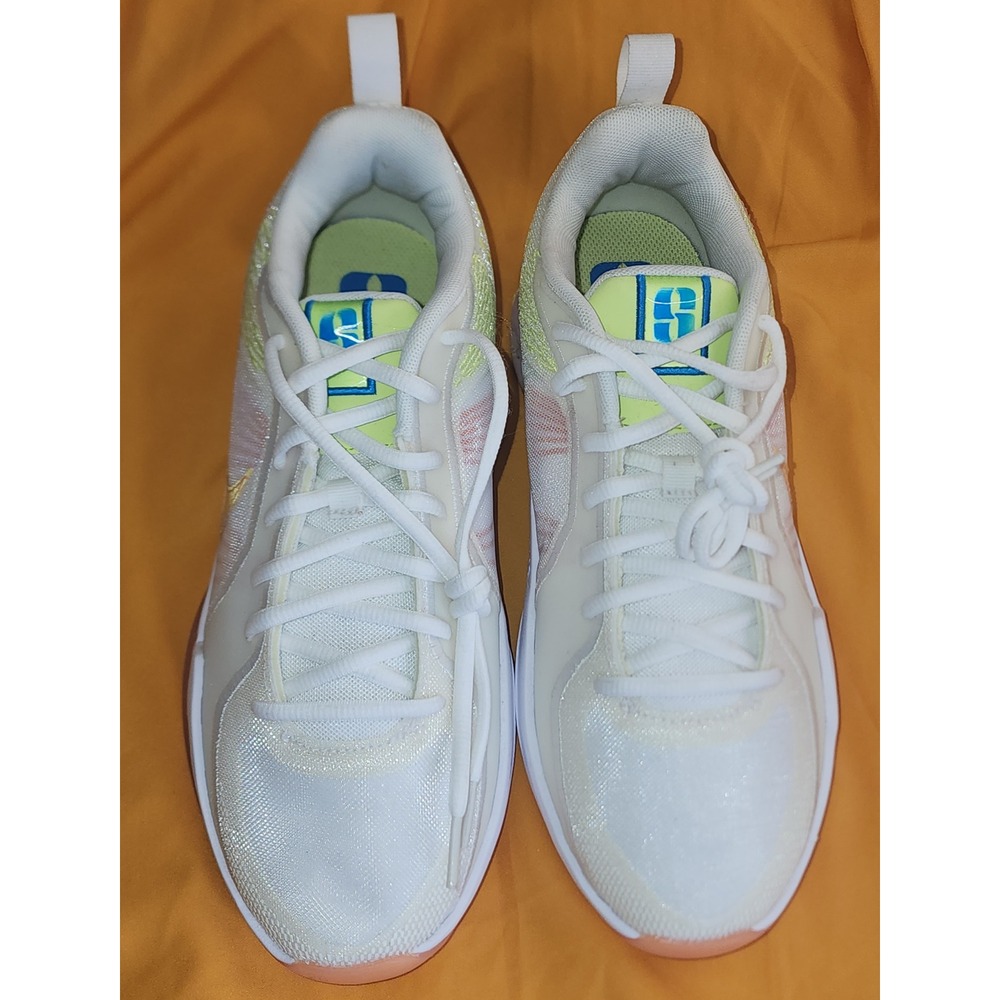 Nike Sabrina 2 Court Vision Basketball Shoes White Yellow HF1188-100 Womens 6.5